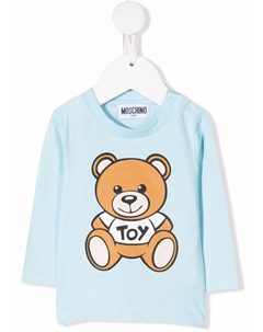 Футболка с длинными рукавами и графичным принтом Toy Moschino kids