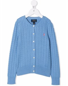 Кардиган с вышитым логотипом Ralph lauren kids