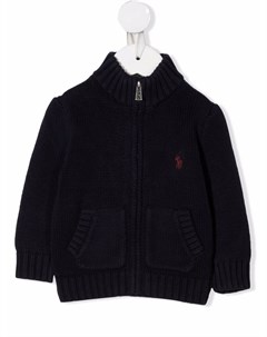 Свитер на молнии с вышитым логотипом Ralph lauren kids