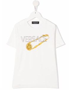 Футболка с логотипом Versace kids