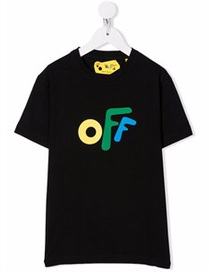 Футболка с логотипом Off-white kids