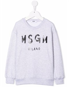 Свитер с логотипом Msgm kids