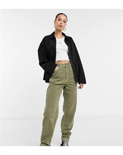 Черная хлопковая куртка с карманами ASOS DESIGN Tall Asos tall