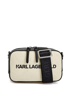 Минималистичная сумка K Skuare из хлопковой парусины Karl lagerfeld