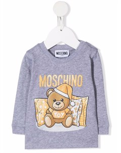 Свитер с принтом Teddy Bear Moschino kids