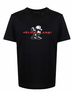 Футболка с принтом Figure Helmut lang