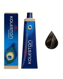 Wella KOLESTON PERFECT 4 0 коричневый натуральный 60мл Стойкая крем краска Wella professionals