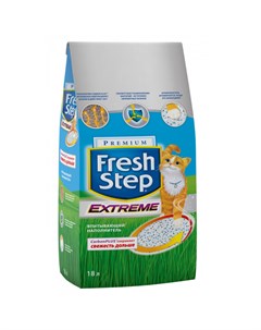 Наполнитель для кошачьего туалета с тройным контролем запаха впитывающий 18 литров Fresh step