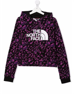 Камуфляжное худи с логотипом The north face kids