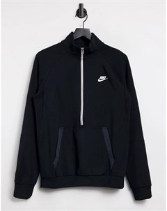 Черный свитшот с молнией до середины Modern Essentials Nike