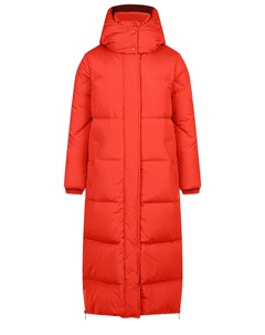 Удлиненная красная парка Woolrich