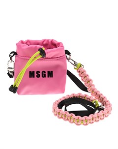 Розовая сумка с логотипом 9x9x2 см Msgm
