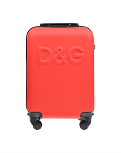 Красный чемодан с логотипом 30х20х43 см Dolce&gabbana