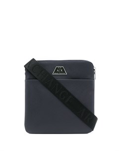 Сумка на плечо с нашивкой логотипом Armani exchange