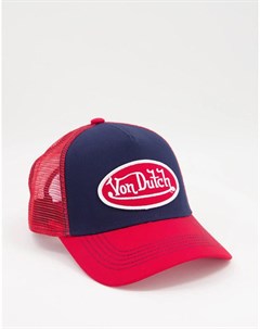 Красная кепка Von dutch