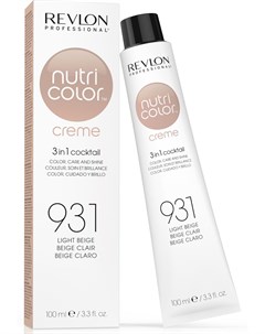 931 краска 3 в 1 для волос светло бежевый NUTRI COLOR CREME 100 мл Revlon professional