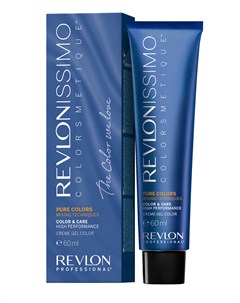 0 11 краска для волос интенсивный пепел RP REVLONISSIMO COLORSMETIQUE PURE COLORS 60 мл Revlon professional