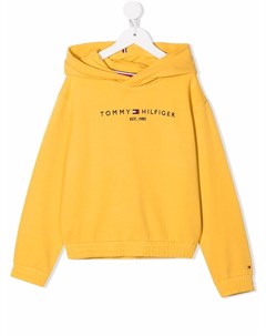 Худи с вышитым логотипом Tommy hilfiger junior