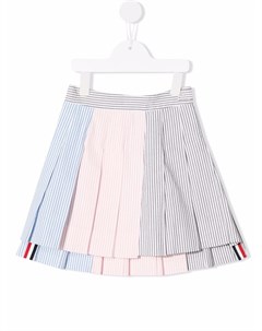 Плиссированная юбка мини Thom browne kids