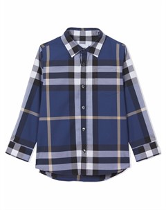 Рубашка в клетку Burberry kids