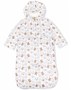 Пуховик с принтом Teddy Bear Moschino kids