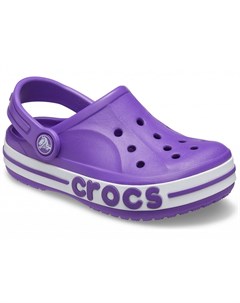 Сабо детские Kids Bayaband Clogs Neon Purple Crocs