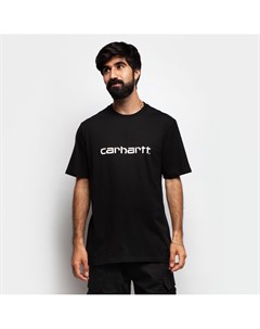 Футболка S S Script T Shirt Black White 2021 Carhartt wip