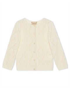 Кардиган с логотипом GG Gucci kids