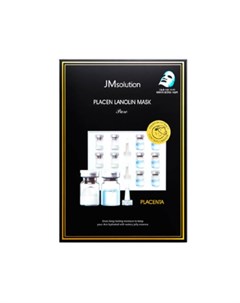 Маска Placen Lanolin Mask Pure Тканевая Плацентарная с Ланолином 35 мл Jmsolution