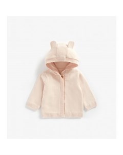 Кардиган с капюшоном с ушками розовый Mothercare