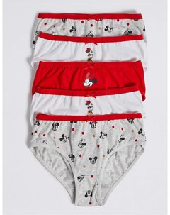 Хлопковые трусы Minnie Mouse для девочки 5 шт Marks & spencer