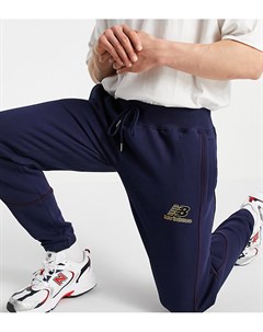 Темно синие джоггеры с логотипом эксклюзивно для ASOS New balance