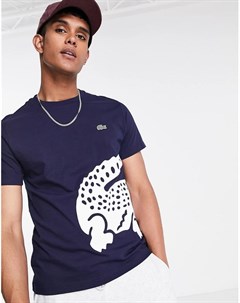 Футболка с крупным крокодилом Lacoste