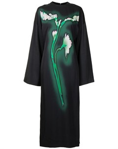 Платье трапеция с цветочным принтом Samuel gui yang