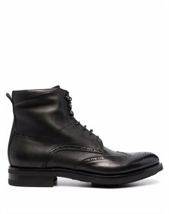 Ботинки с брогированием Santoni