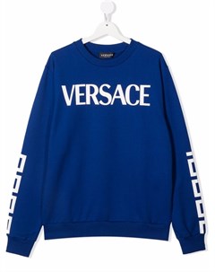 Толстовка с логотипом Versace kids