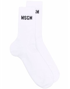 Носки с логотипом Msgm