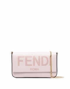 Клатч с тисненым логотипом Fendi