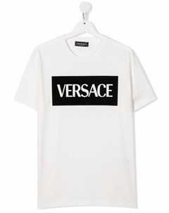 Футболка с логотипом Versace kids