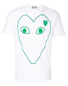 Футболка с принтом Comme des garcons play