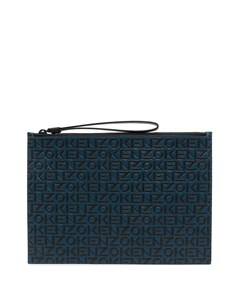 Большой клатч с логотипом Kenzo