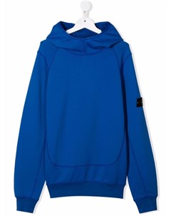 Худи с логотипом Stone island junior