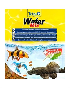 Корм WaferMix чипсы для всех донных рыб 15 г саше Tetra