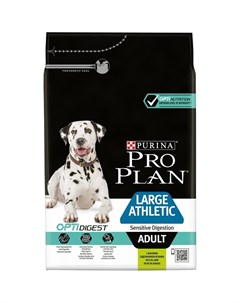 OptiDigest сухой корм для собак крупных пород с атлетическим телосложением с чувствительным пищеваре Pro plan