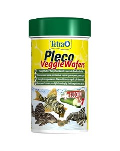 Корм Pleco Veggie Wafers пластинки для донных рыб с добавлением цуккини Tetra