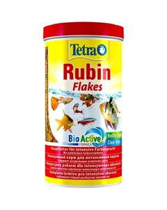 Корм Rubin для улучшения окраса всех видов рыб в хлопьях 1 л Tetra
