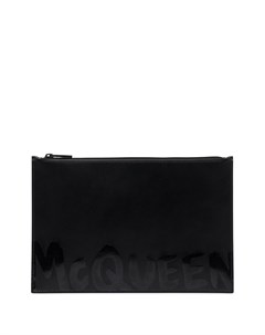 Клатч с логотипом Graffiti Alexander mcqueen