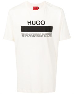 Футболка в стиле колор блок с логотипом Hugo