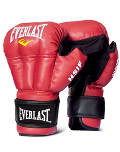 Перчатки для рукопашного боя HSIF Leather красные 12 oz RF5112 Everlast