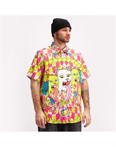 Рубашка Micro Nerm Button Up Shirt Multi 2021 Ripndip